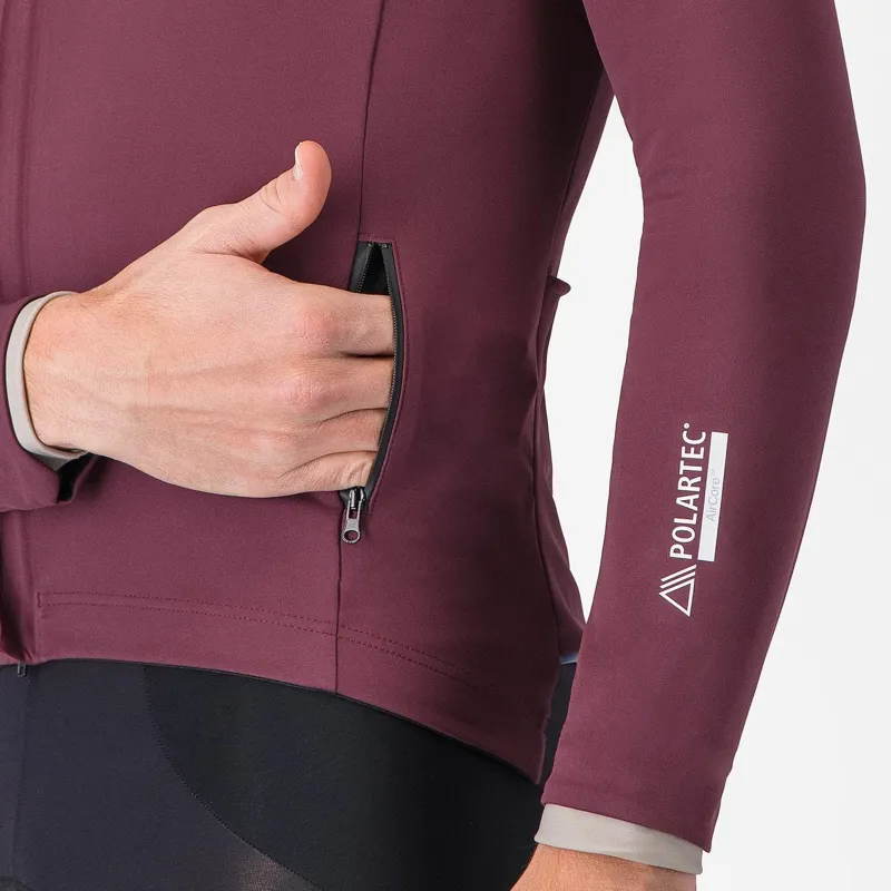 Castelli Alpha 150 Jacket Deep Bordeaux/Clay-4