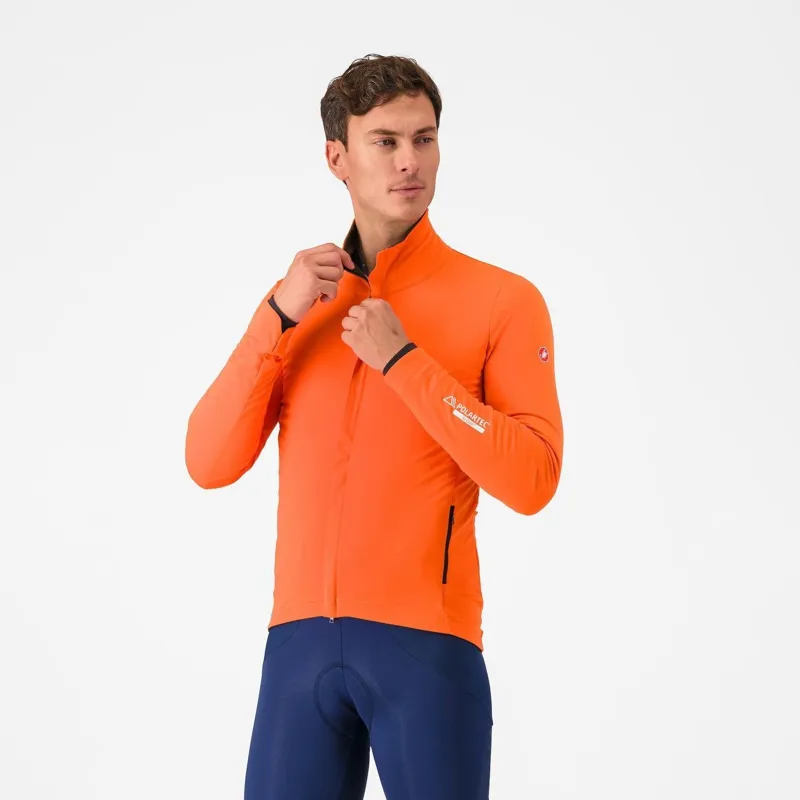 Castelli Alpha 150 Jacket Brilliant Orange/Dark Grey 