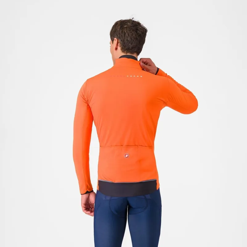 Castelli Alpha 150 Jacket Brilliant Orange/Dark Grey -1