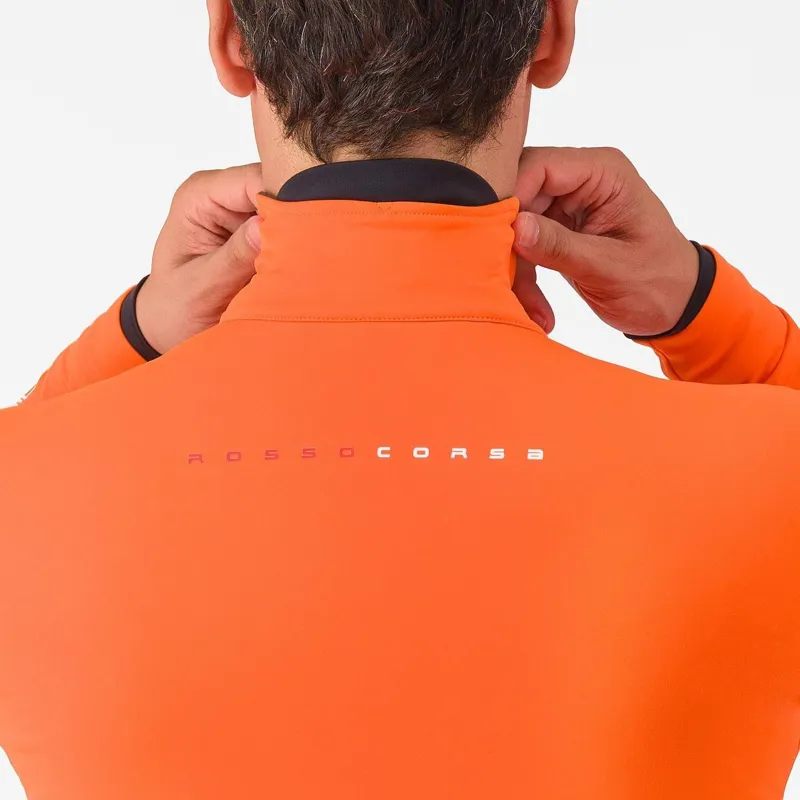 Castelli Alpha 150 Jacket Brilliant Orange/Dark Grey -3