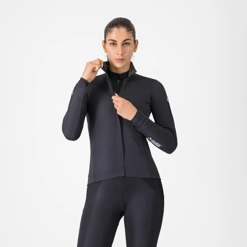 Castelli Alpha 150 Women's Jacket Light Black/Black 