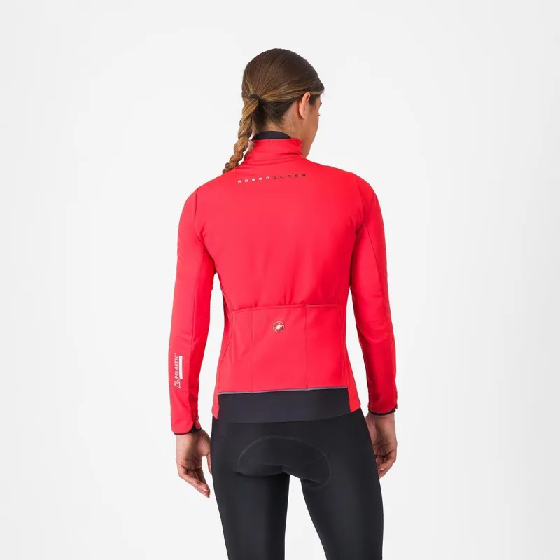 Castelli Alpha 150 Women's Jacket Hibiscus/Black -1