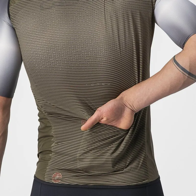 Castelli Aria Vest Moss Brown-2