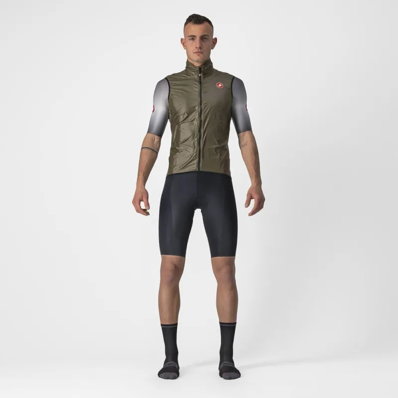 Castelli Aria Vest Moss Brown-5