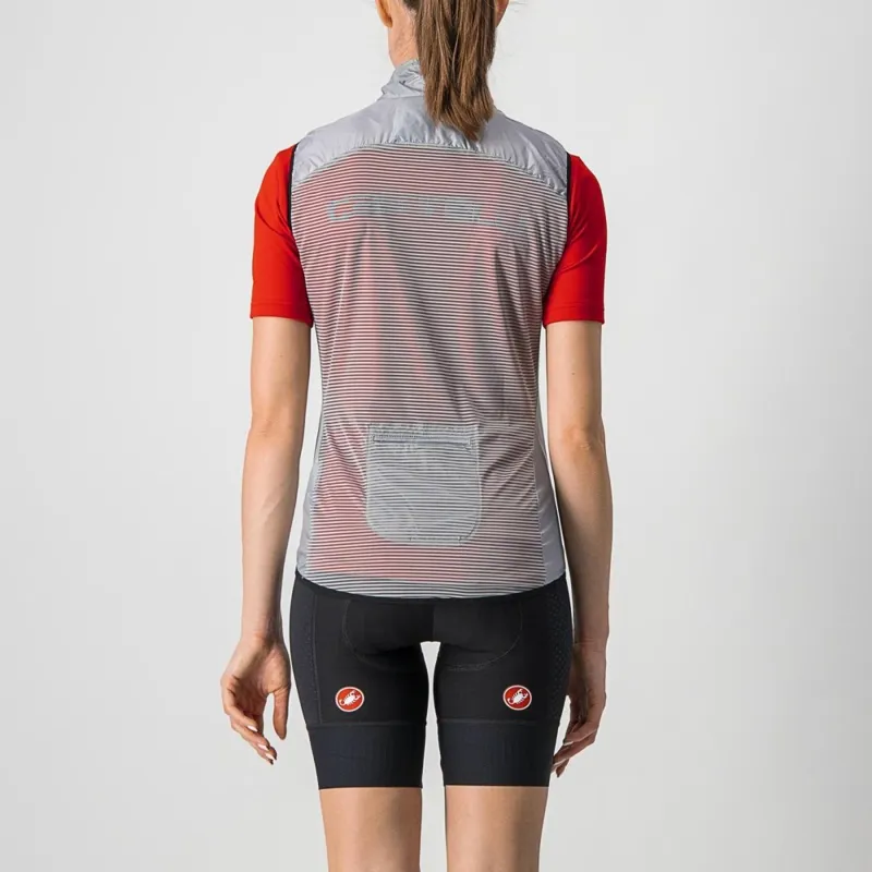 Castelli Aria Women's Vest  Silver Grey-1