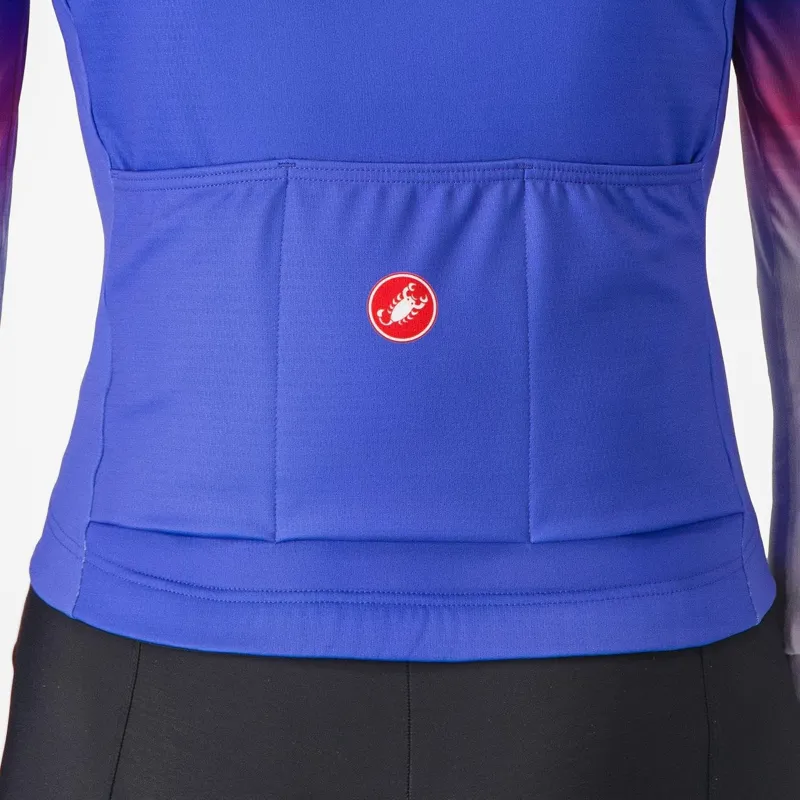 Castelli Corso Thermal Jersey Ultraviolet/Purple Mist/Violet -3