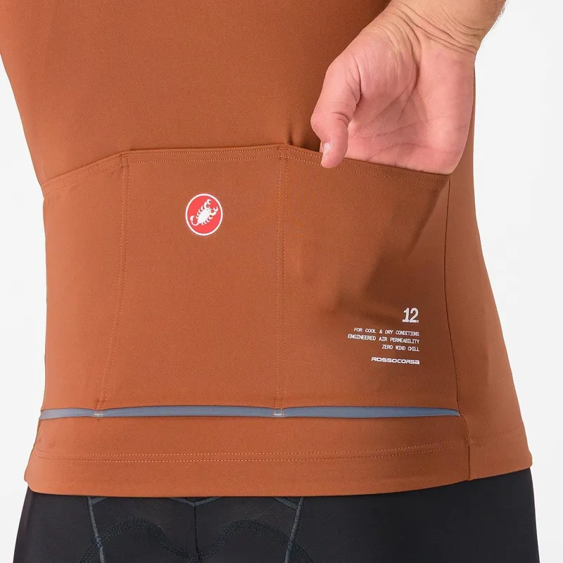 Castelli Do.Di.Ci. Short Sleeve Jacket Mocha -3