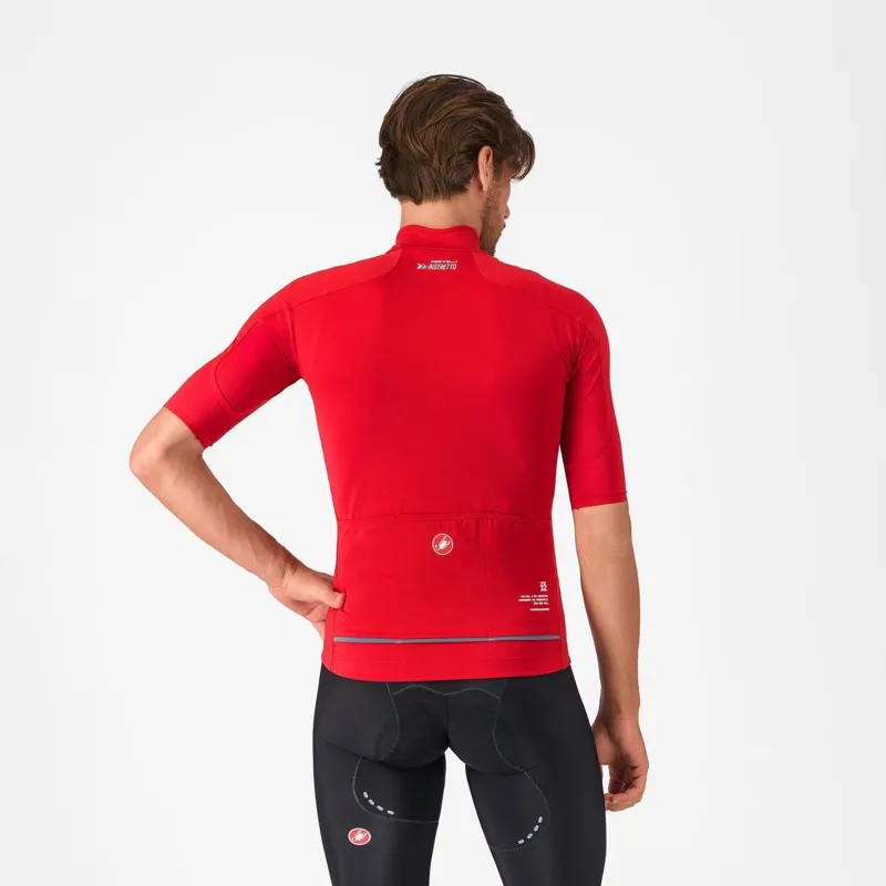 Castelli Do.Di.Ci. Short Sleeve Jacket Rich Red -1