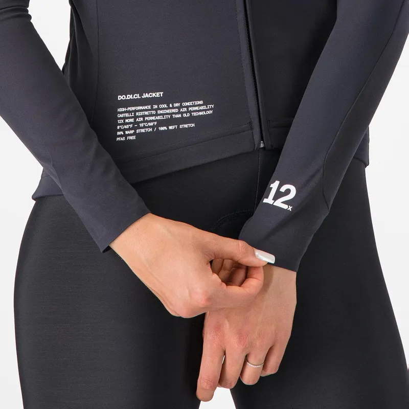 Castelli Do.Di.Ci. Women's Jacket Light Black -3