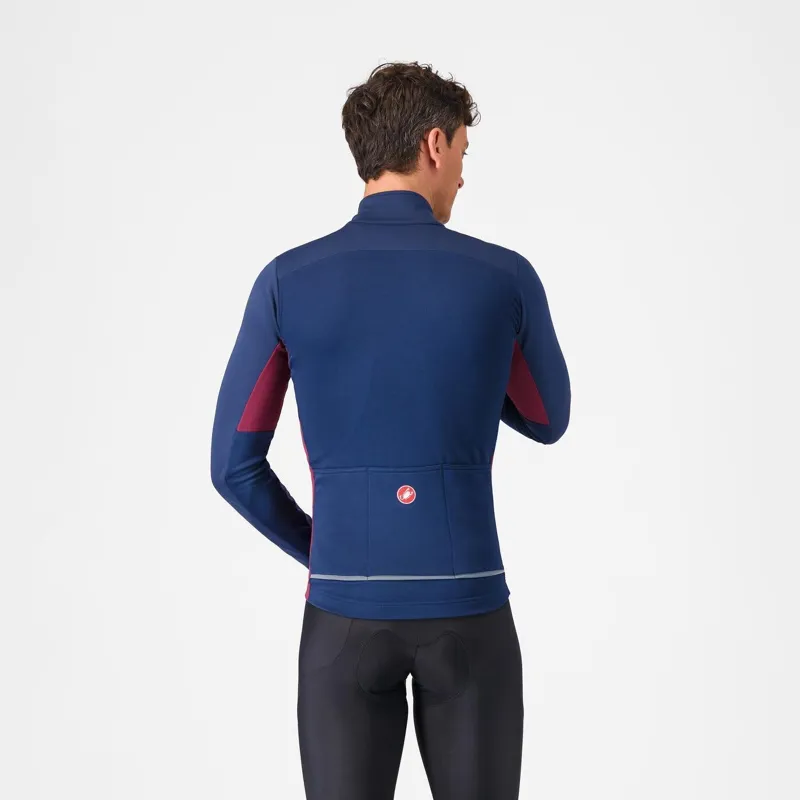 Castelli Entrata 2 Jacket Belgian Blue/Bordeaux -1