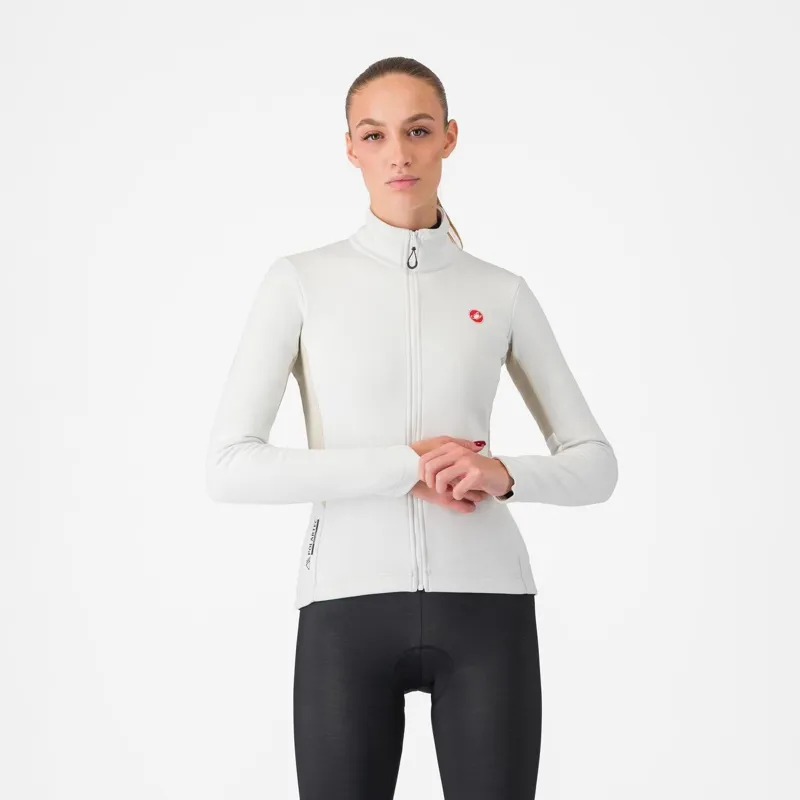 Castelli Entrata 2 Women's Jacket Ivory/Silver Moon