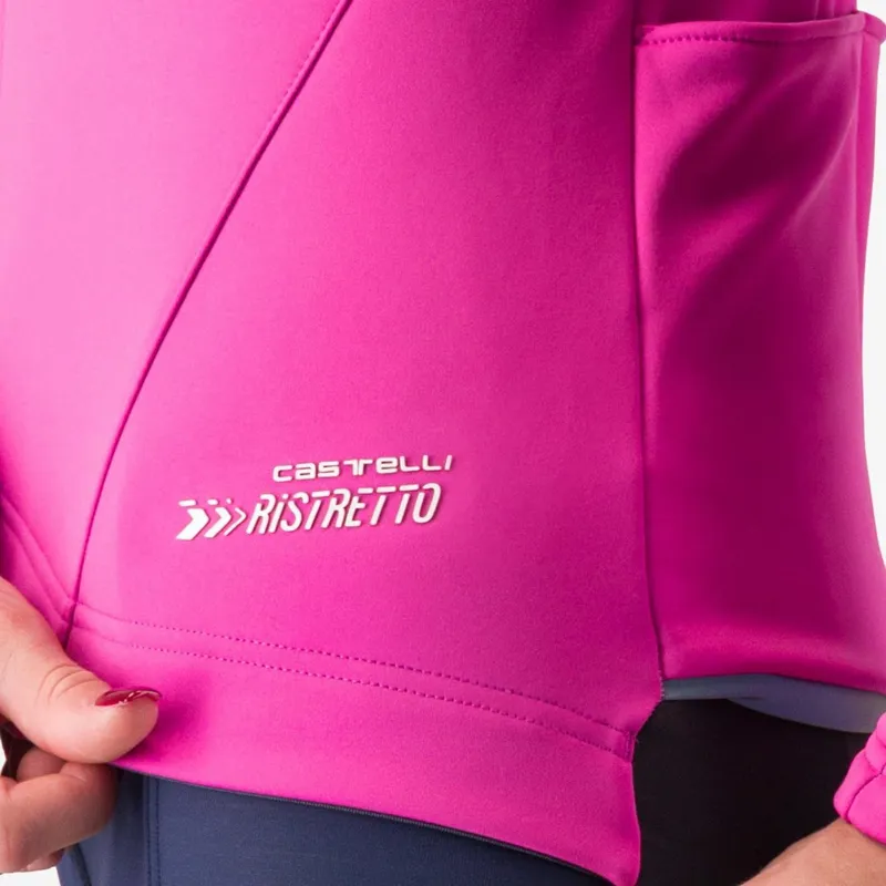 Castelli Espresso Air Women's Jacket Violet Pink -4