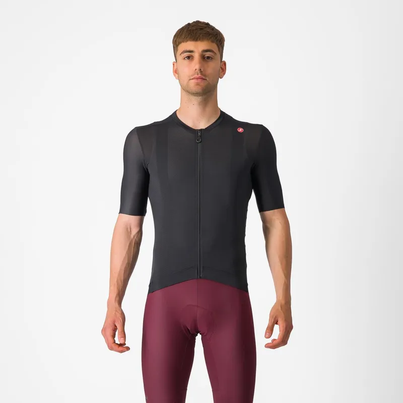 Castelli Espresso Jersey Light Black/Dark Grey