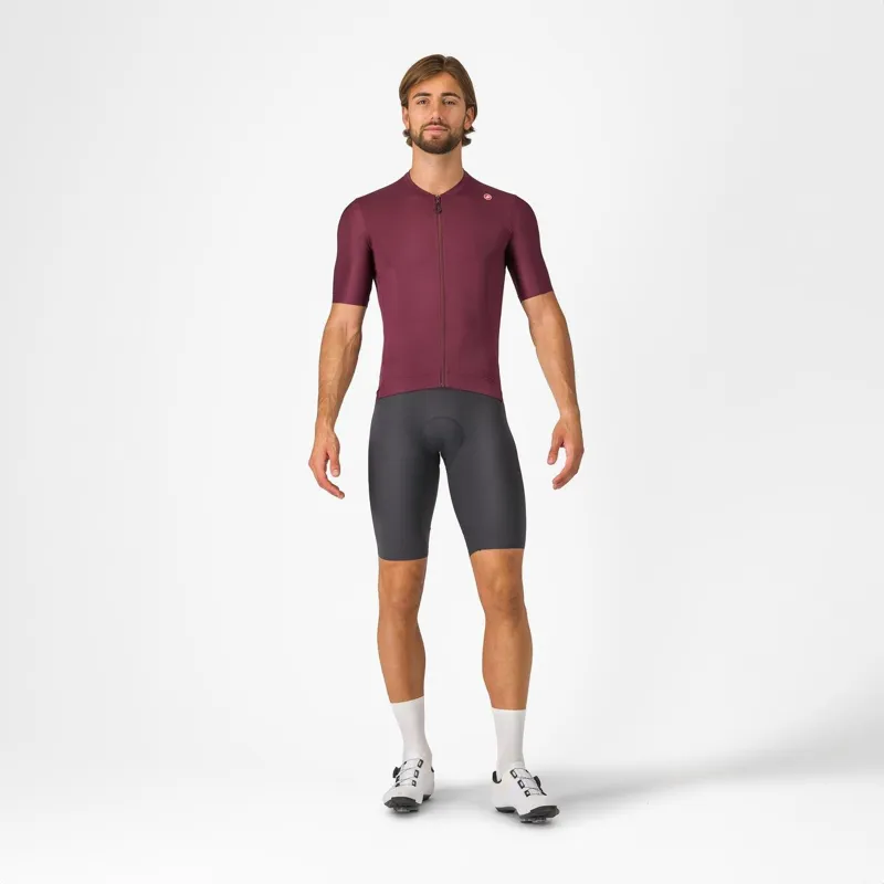Castelli Espresso Jersey Deep Bordeaux/Silver Moon-3