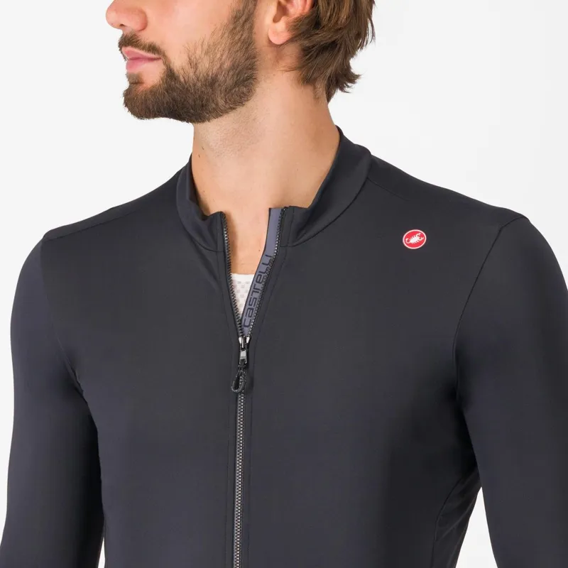 Castelli Espresso Thermal Jersey Light Black-2