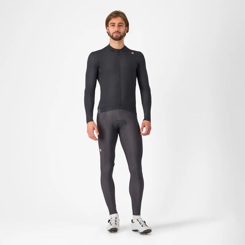 Castelli Espresso Thermal Jersey Light Black-4