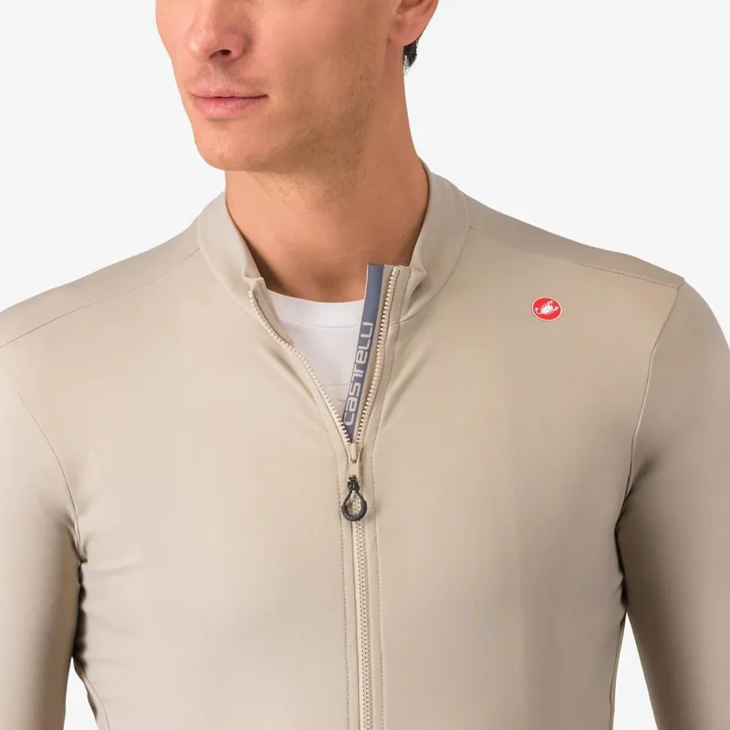 Castelli Espresso Thermal Jersey Clay/Dark Grey-2