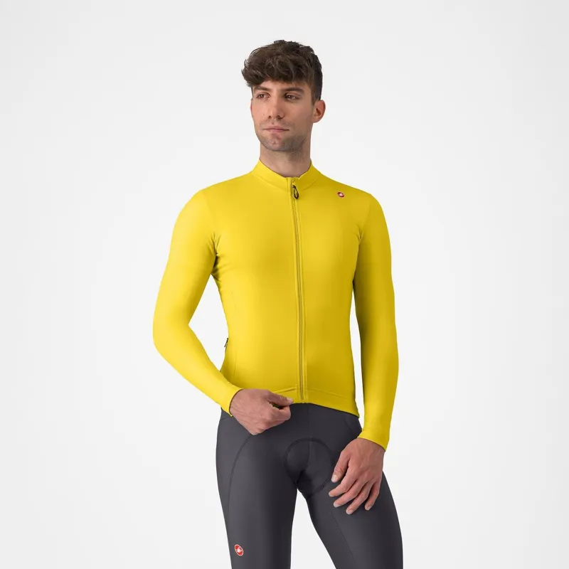 Castelli Espresso Thermal Jersey Mango Mojito/Dark Grey
