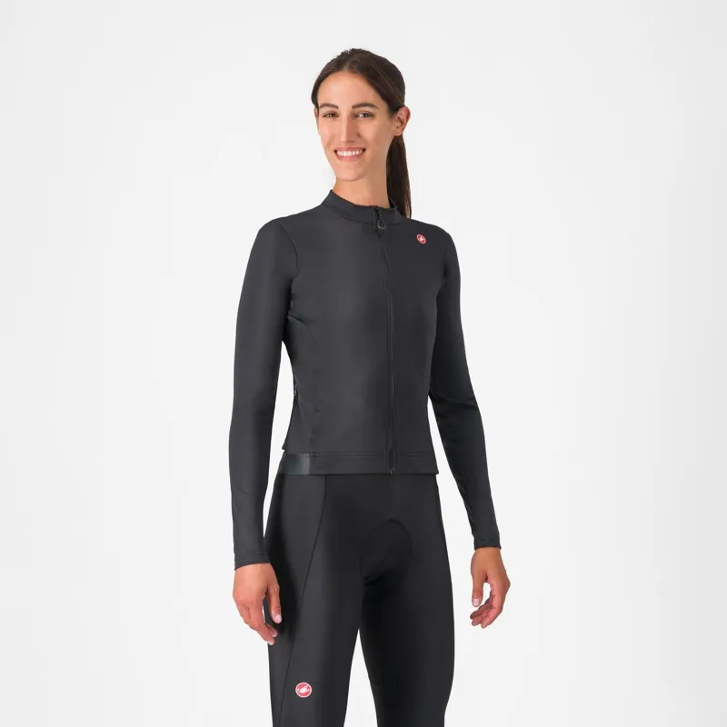 Castelli Espresso Thermal Women's Jersey Light Black