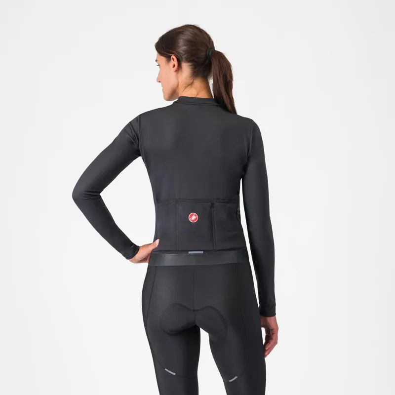 Castelli Espresso Thermal Women's Jersey Light Black-1