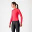 Castelli Espresso Thermal Women's Jersey Hibiscus/Dark Grey 