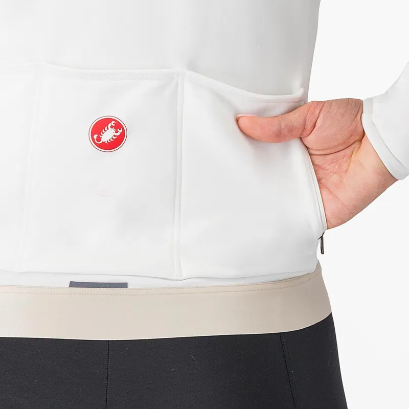 Castelli Espresso Thermal Women's Jersey Ivory/Silver Moon -3