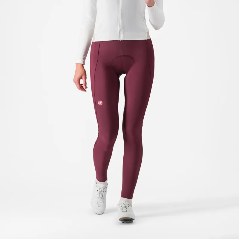 Castelli Espresso Women's DT Bib Tight Deep Bordeaux 