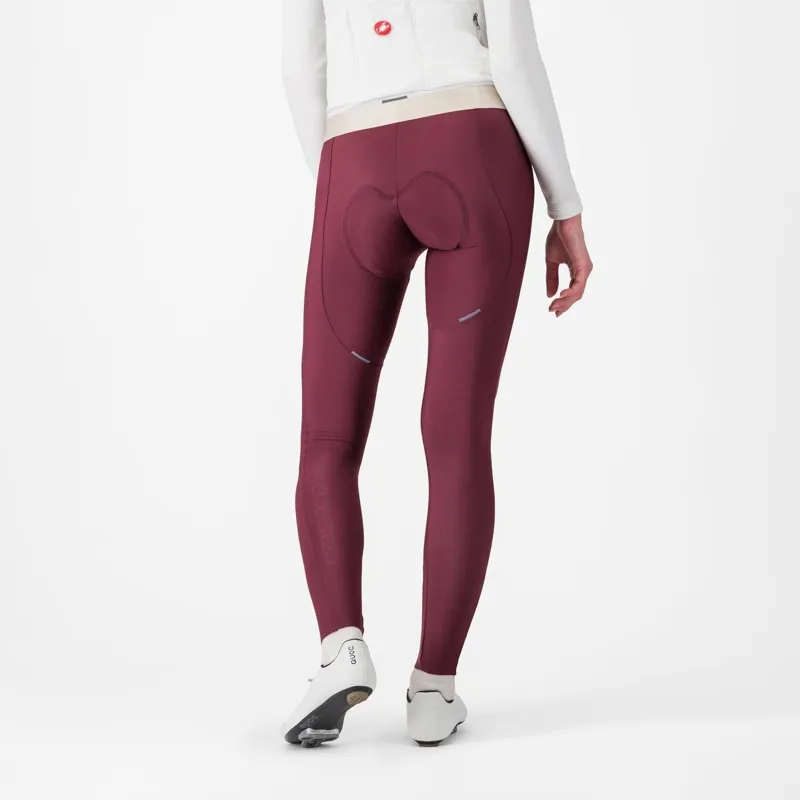 Castelli Espresso Women's DT Bib Tight Deep Bordeaux -1