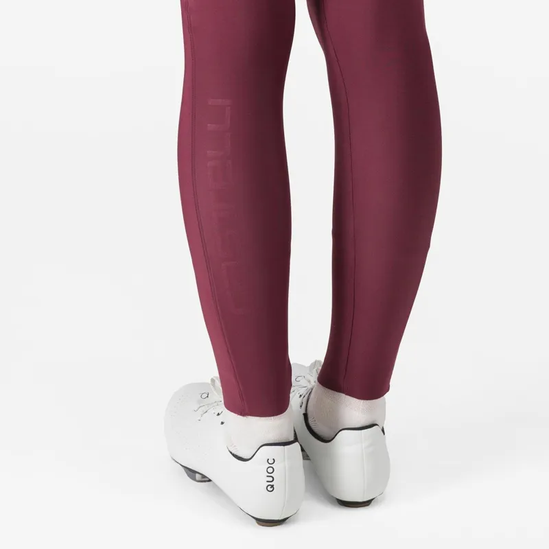 Castelli Espresso Women's DT Bib Tight Deep Bordeaux -2