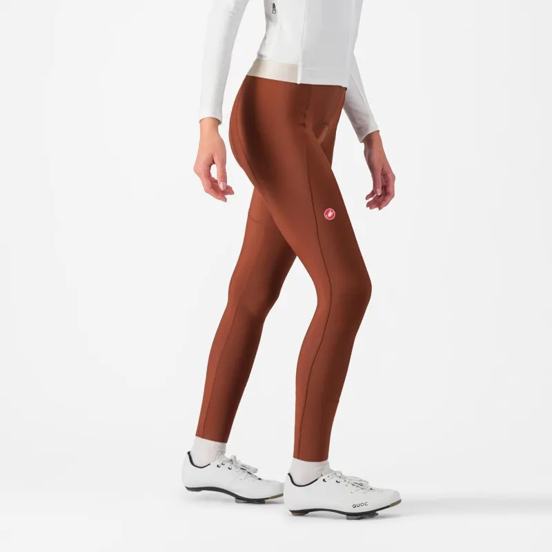 Castelli Espresso Women's DT Bib Tight Deep Mocha 