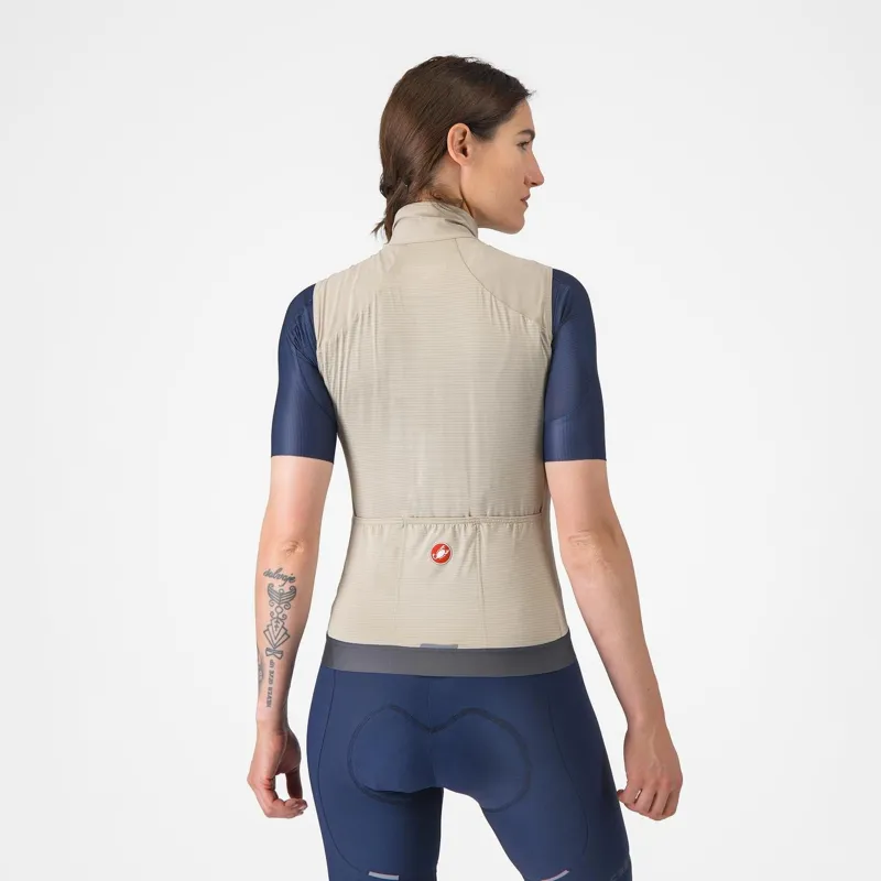 Castelli Espresso Women's Vest Clay/Dark Grey -1