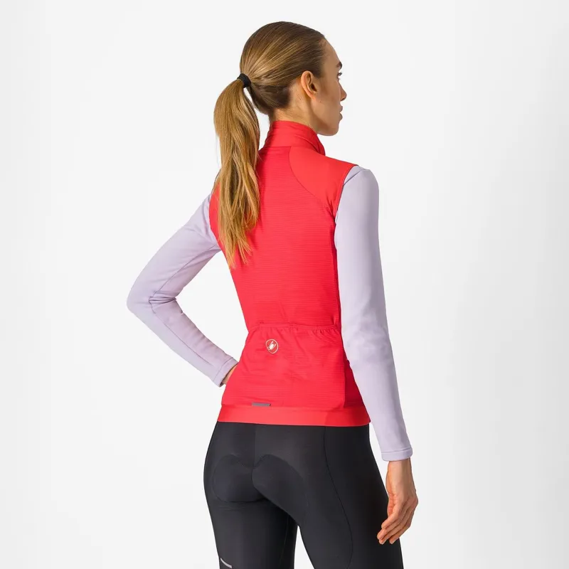 Castelli Espresso Women's Vest Hibiscus -1