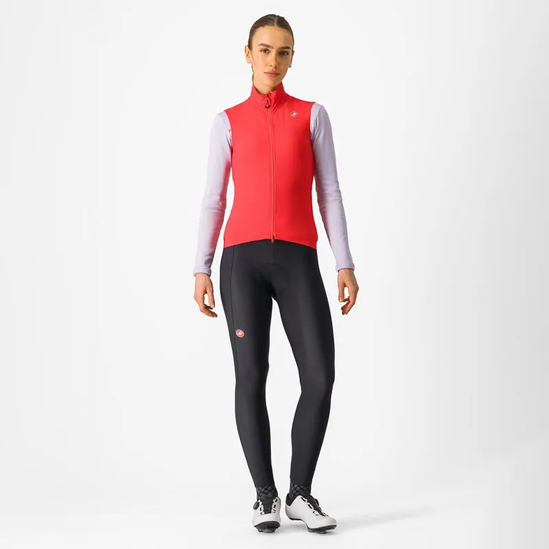 Castelli Espresso Women's Vest Hibiscus -4
