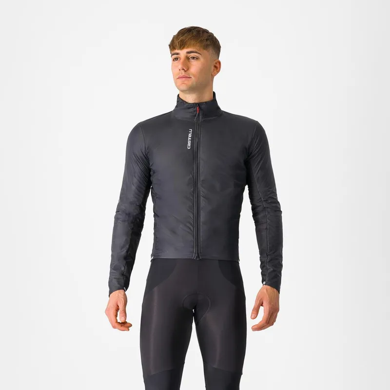 Castelli Fly Direct Jacket Light Black/Dark Grey 