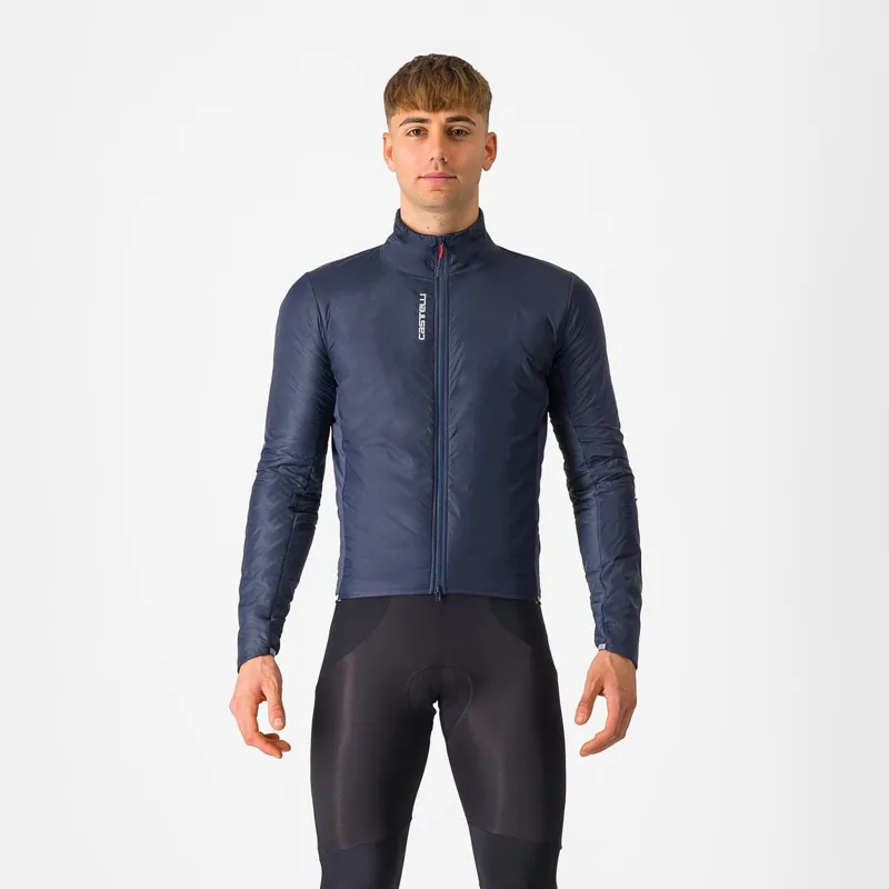 Castelli Fly Direct Jacket Twilight Blue/Silver Grey 