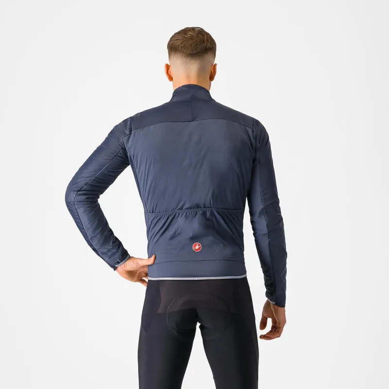 Castelli Fly Direct Jacket Twilight Blue/Silver Grey -1