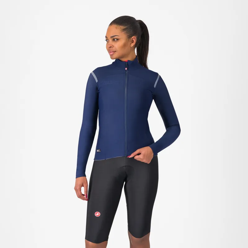 Castelli Omloop Thermal Women's DT Bib Short Black 