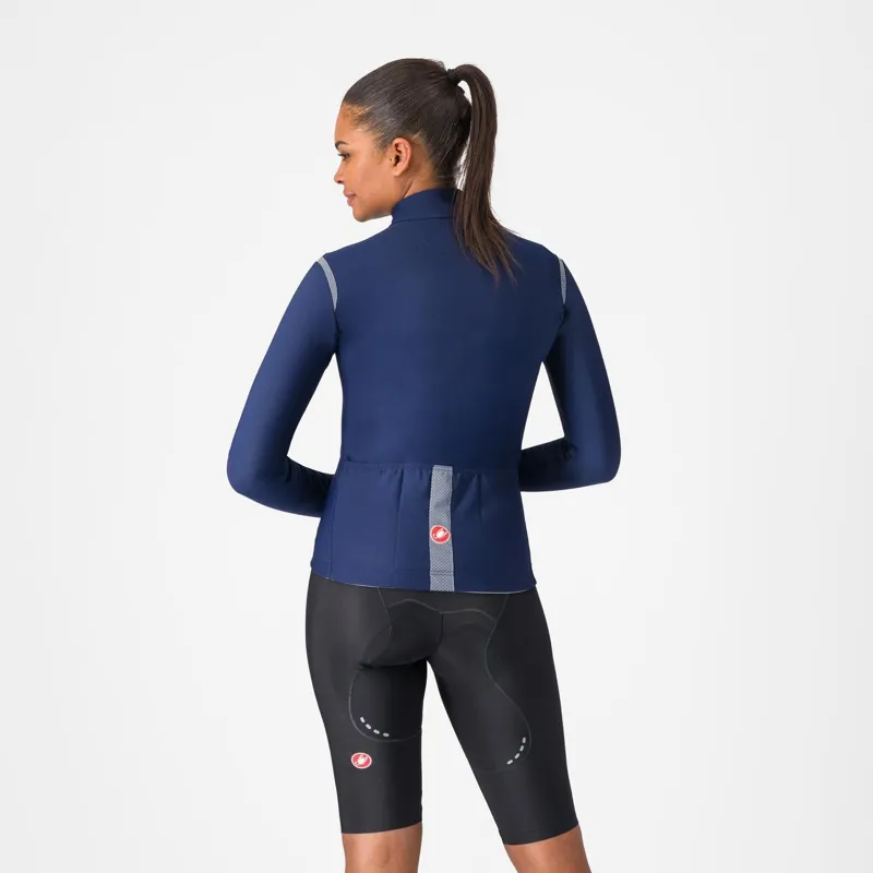 Castelli Omloop Thermal Women's DT Bib Short Black -1