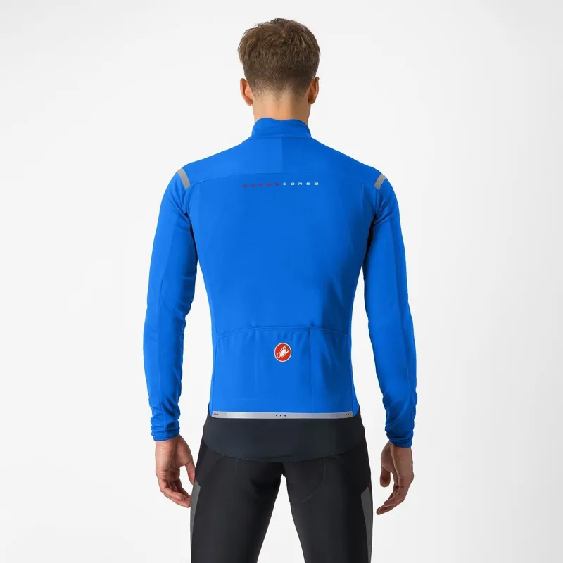 Castelli Perfetto RoS 2 Jacket Electric Blue/Silver Reflex -1