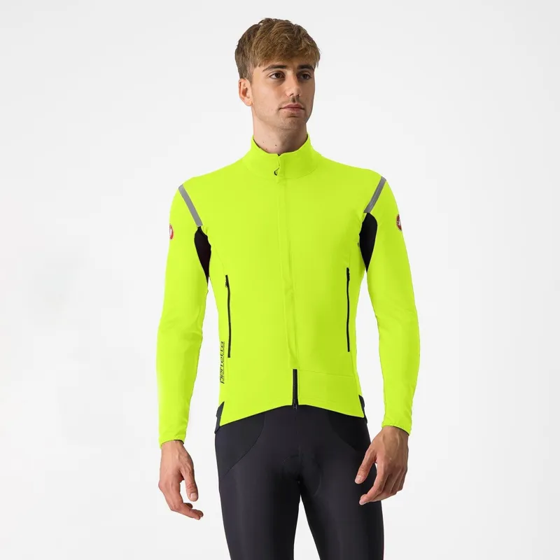 Castelli Perfetto RoS 2 Jacket Yellow Fluo/Silver Reflex