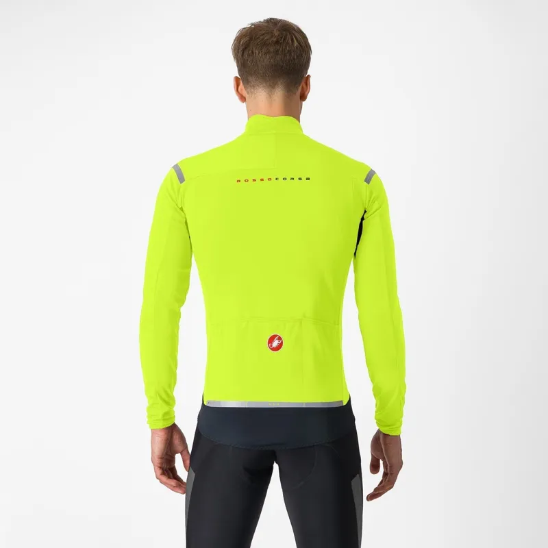Castelli Perfetto RoS 2 Jacket Yellow Fluo/Silver Reflex-1