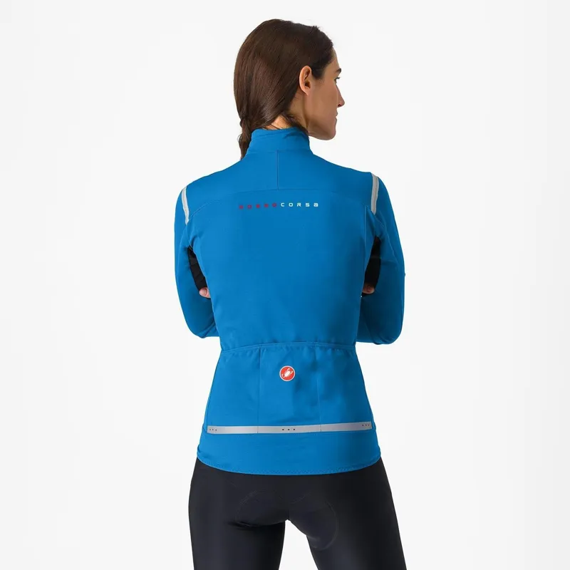 Castelli Perfetto RoS 2 Women's Jacket Marine Blue/Silver Grey -1