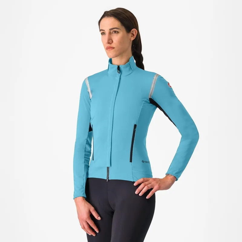 Castelli Perfetto RoS 2 Women's Jacket Celeste/Silver Reflex 
