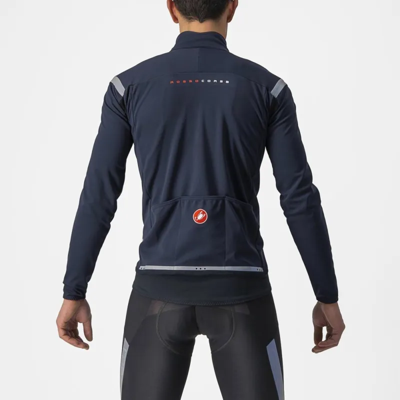 Castelli Perfetto RoS 2 Jacket  Savile Blue/Silver Reflex-1