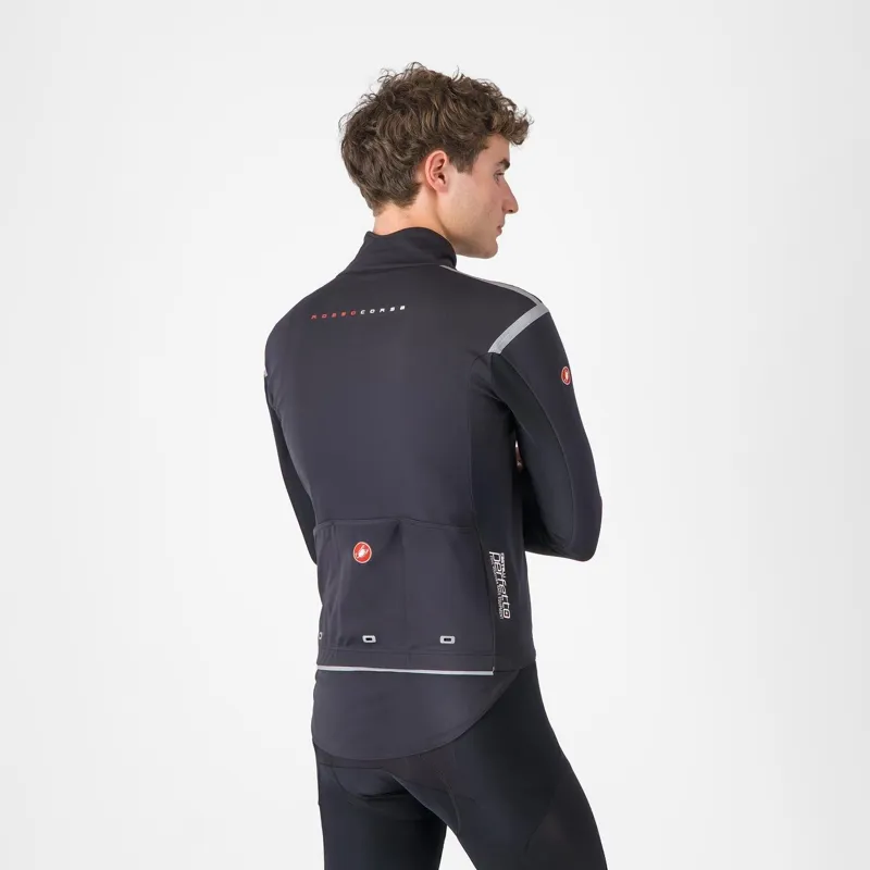 Castelli Perfetto RoS 3 Jacket Light Black/Silver Reflex-1