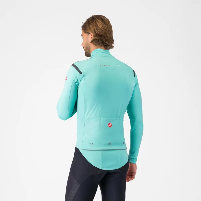 Castelli Perfetto RoS 3 Jacket Pool Blue/Black Reflex -1