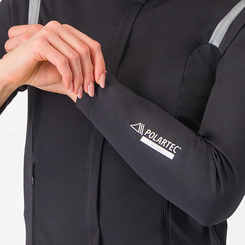 Castelli Perfetto RoS 3 Women's Jacket Light Black/Silver Reflex-3