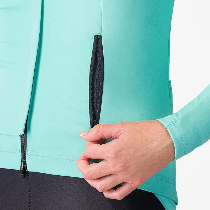 Castelli Perfetto RoS 3 Women's Jacket Pool Blue/Black Reflex -4