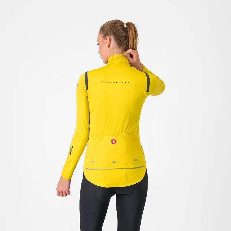 Castelli Perfetto RoS 3 Women's Jacket Mango Mojito/Black Reflex -1