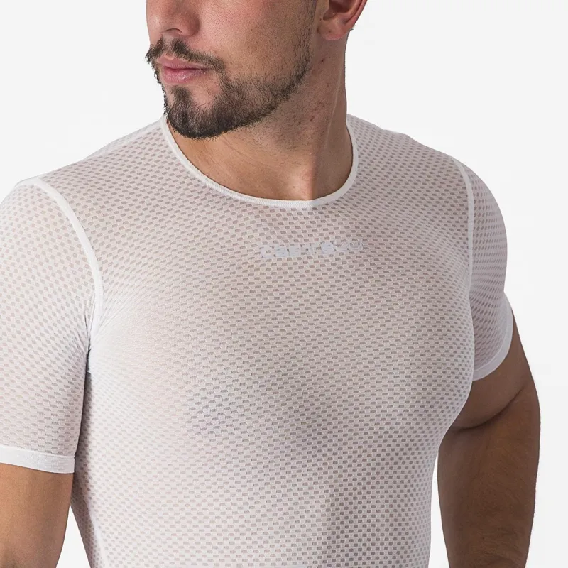 Castelli Pro Mesh 2.0 Short Sleeve White -4